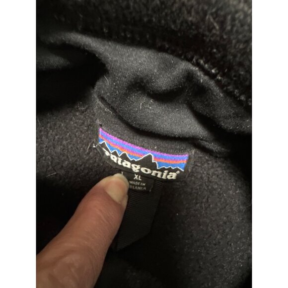 Patagonia Men's Black Better Sweater Fleece Vest XL READ - Picture 3 of 8
